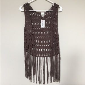 NWT Daytrip Crochet Vest